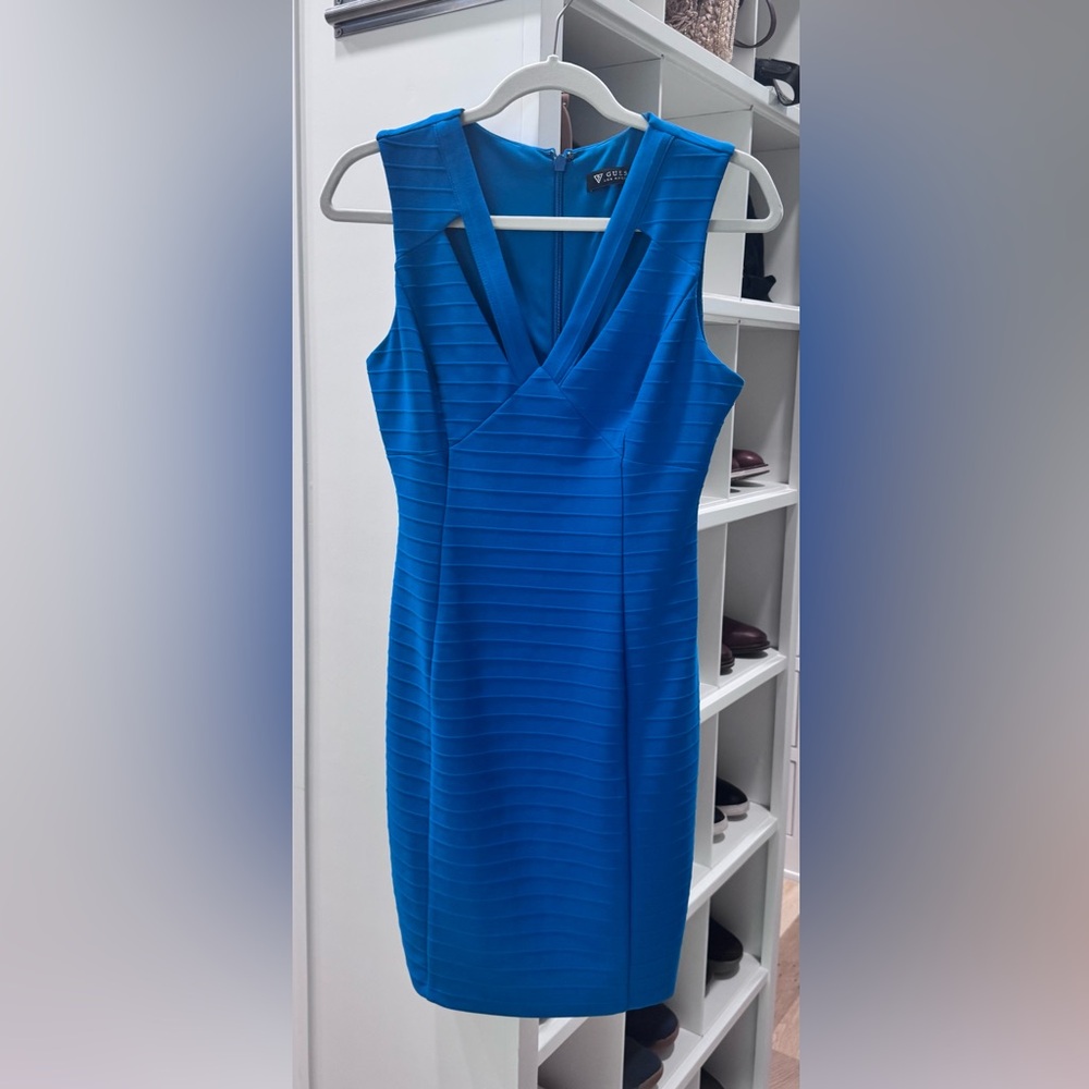 Guess Vibrant Blue Mini Dress